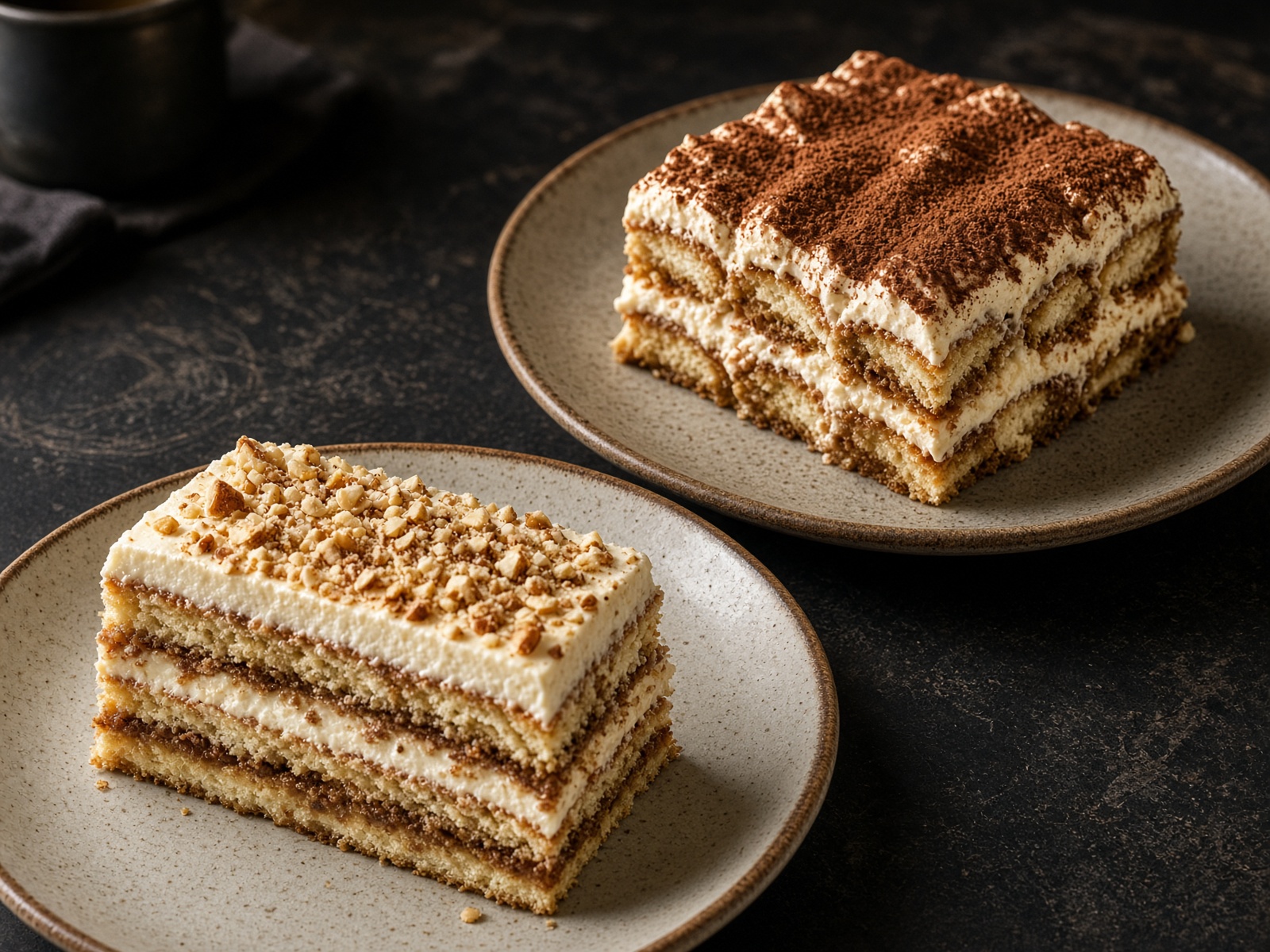 Cakes and desserts at Oltian bakery in Hendon
