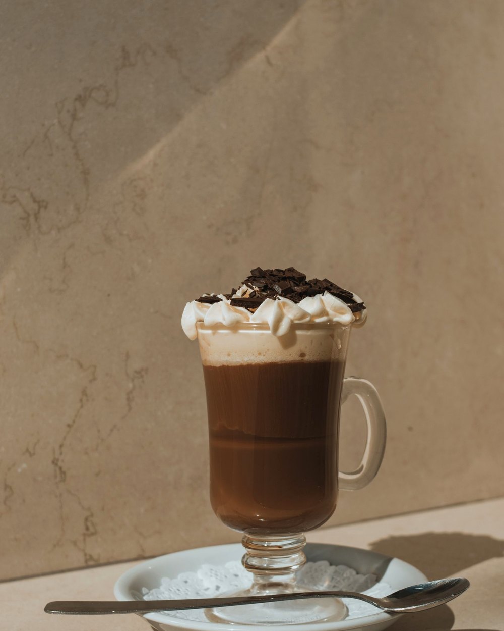 Mocha with cream at Oltian cafe
